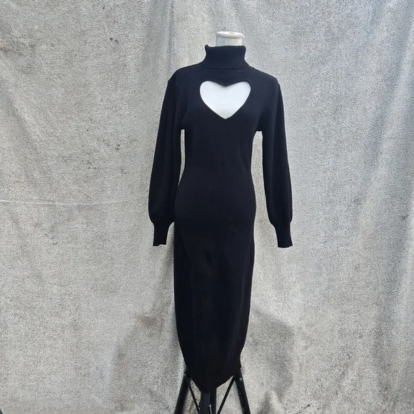FARM Rio Black Long Sleeve Dress FARM Rio Black Long Sleeve Dress